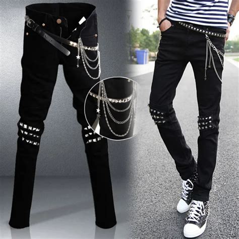 jeans punk|punk skinny jeans men's.